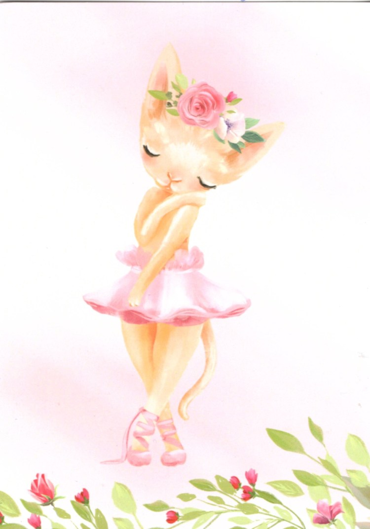 Котенок балерина