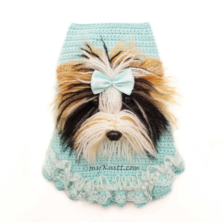 Вязаная одежда для йорков