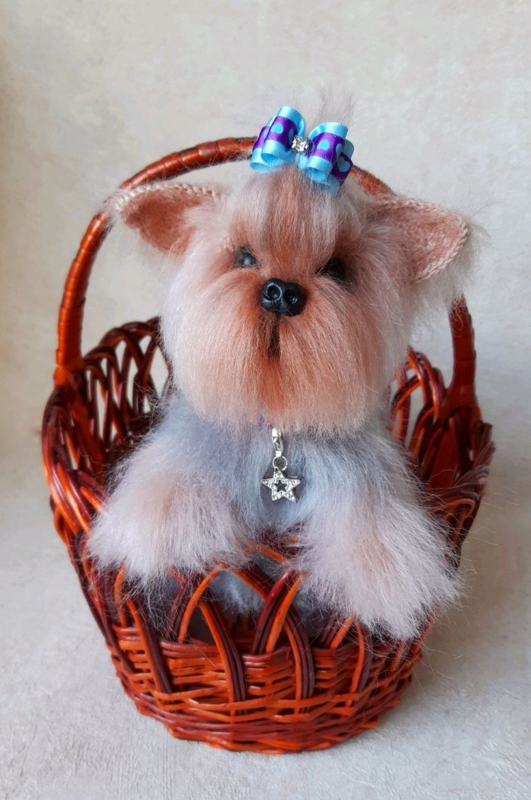 Амигуруми Йоркширский терьер