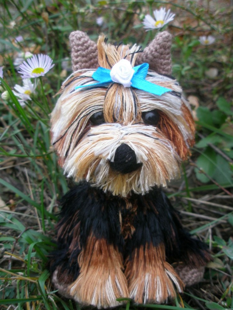 Амигуруми Йоркширский терьер