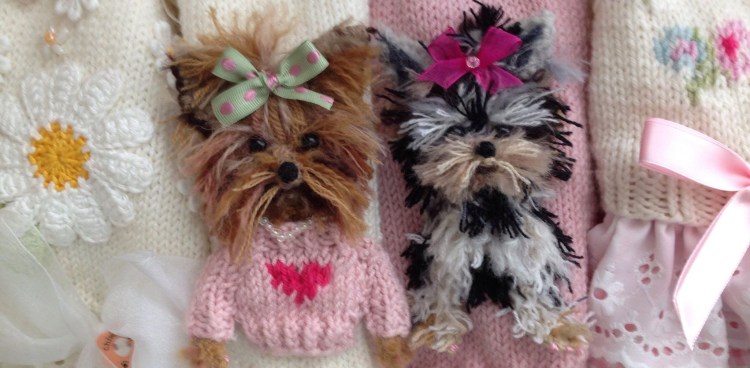 Вязаная одежда для собак