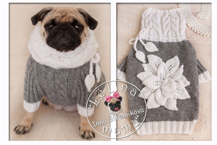 Французский бульдог крючком из плюшевой