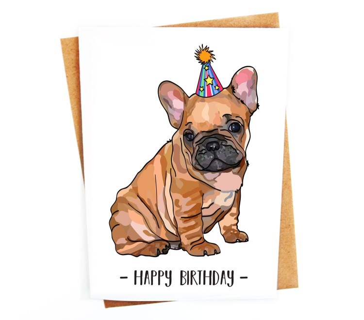 С днём рождения французский бульдог