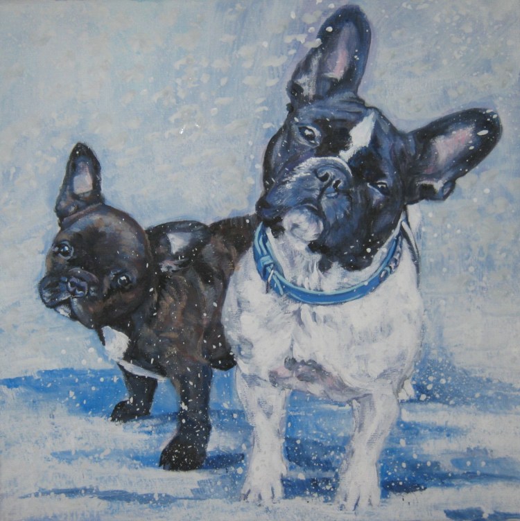 Французский бульдог в живописи