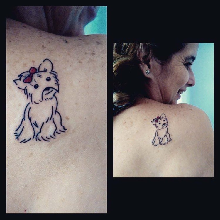 Йоркширский терьер эскиз