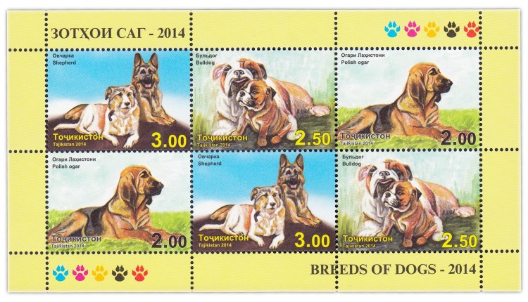 Марки почтовые Таджикистана