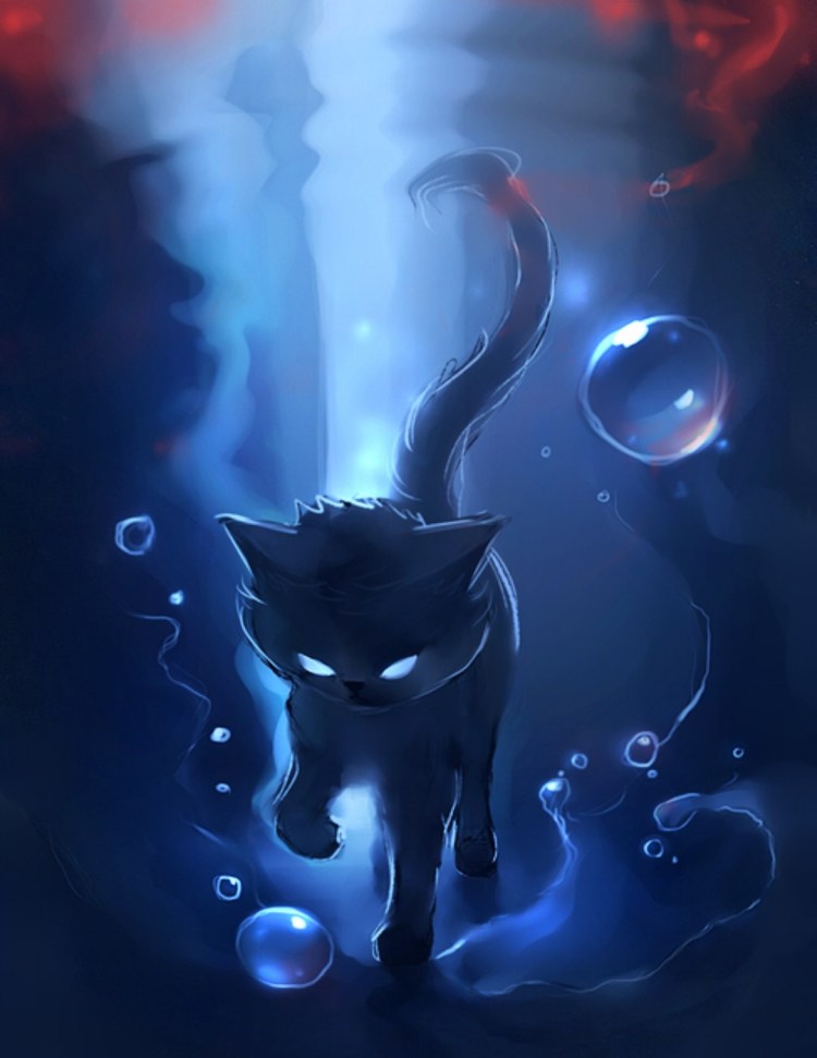 Кошка в бассейне