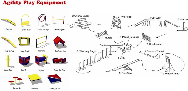 Трасса аджилити схема