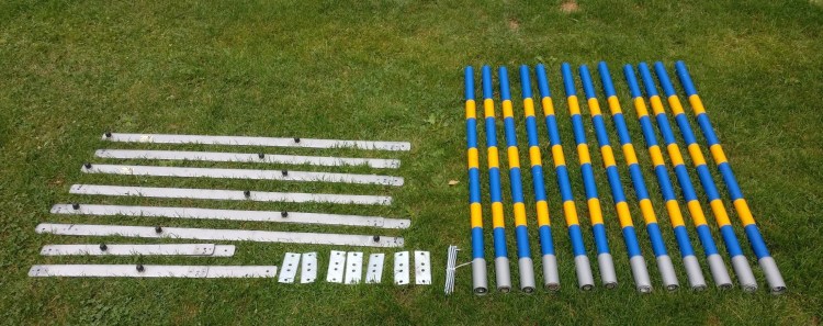 Снаряд для аджилити "слалом" для собак