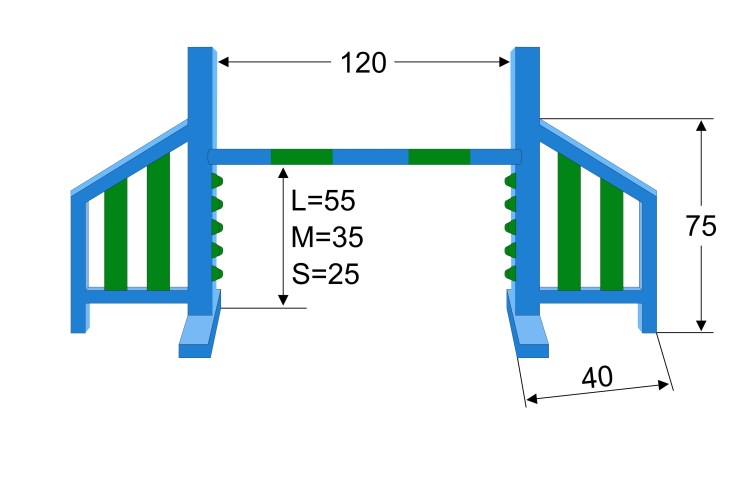 Барьер для собак аджилити