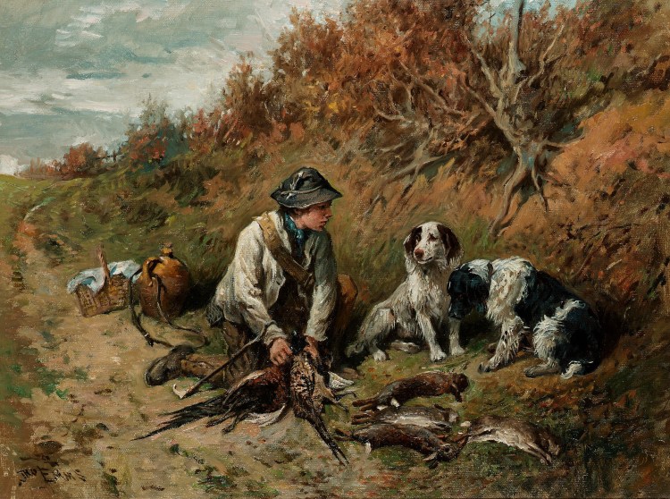 Охота на бекаса с легавой