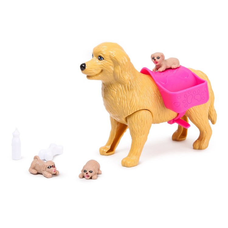 Мягкая игрушка собачка Кэнди и ее щенки