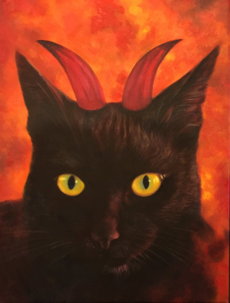 Адский кот арт