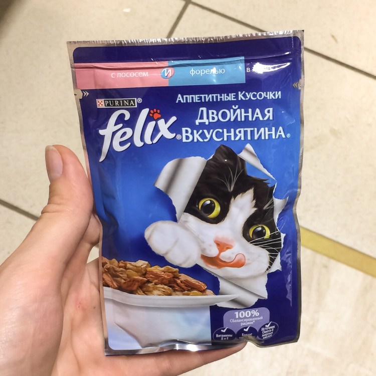 Felix Original корм для кошек 10 шт