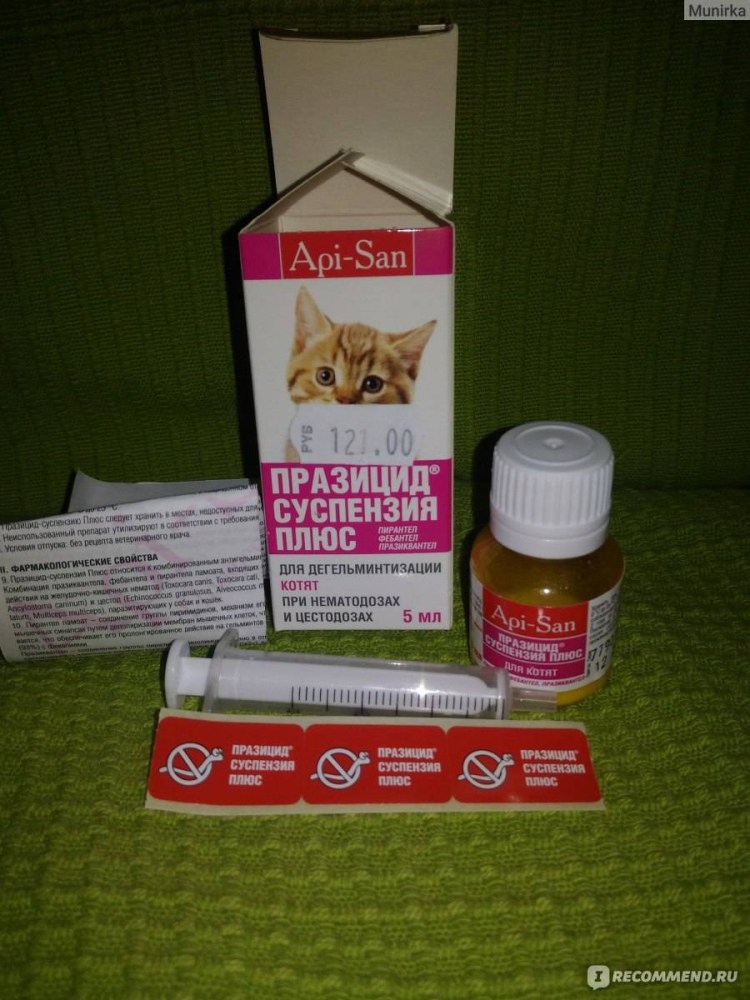 Празицид плюс для котят