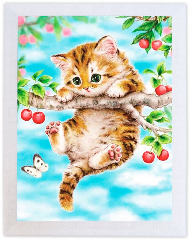 Котенок на ветке