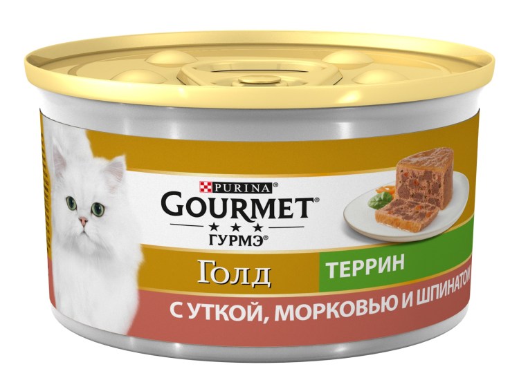 Корм д/кошек Gourmet Gold кролик/печень 85г