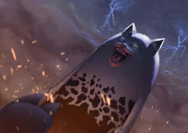 Кошка болеет