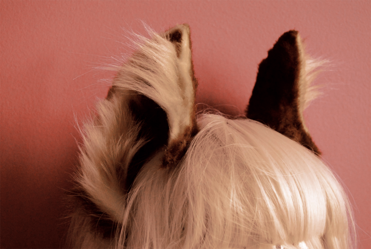 Уши кошки костюм