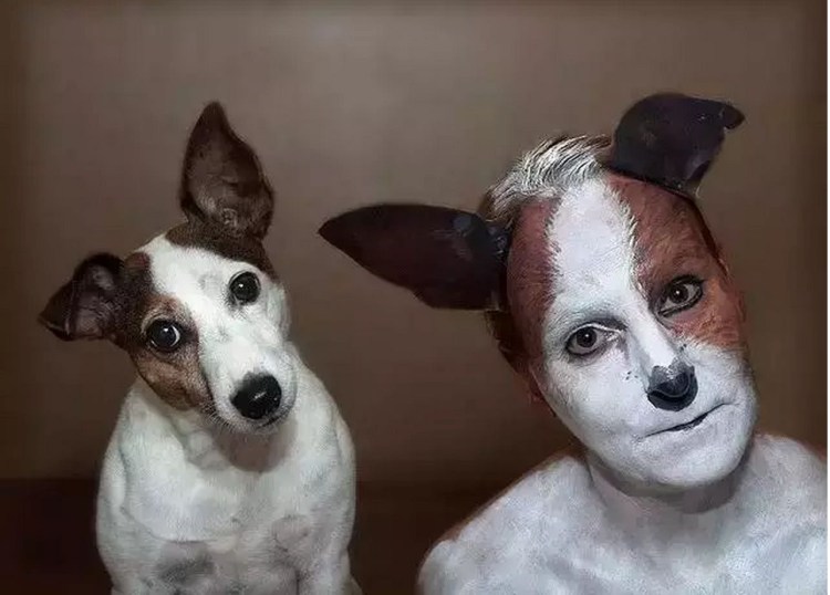 Собака за компьютером