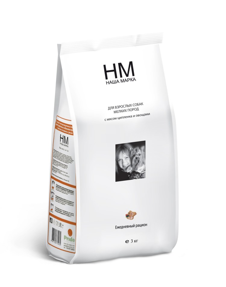 Наша марка влажный корм для взрослых кошек с курицей, 24 шт по 100 г