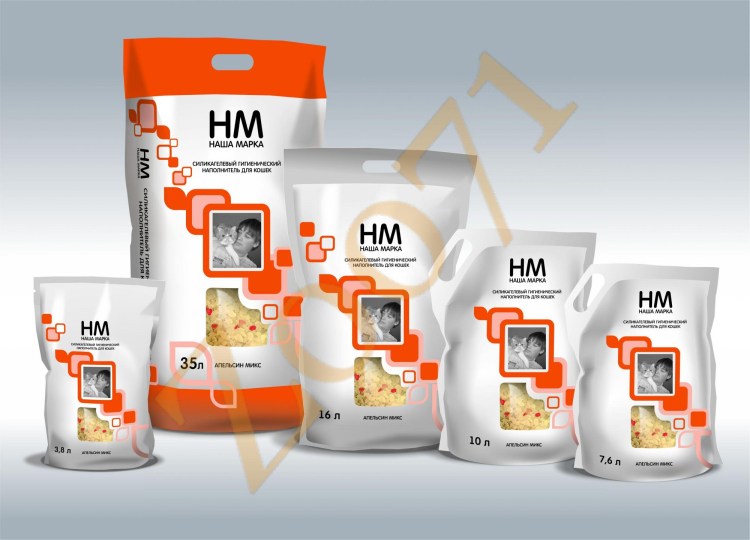 Наша марка 15кг говядина и овощи сухой корм для взрослых кошек