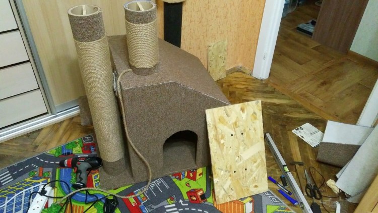 Домик для кошки "Кошкин дом"