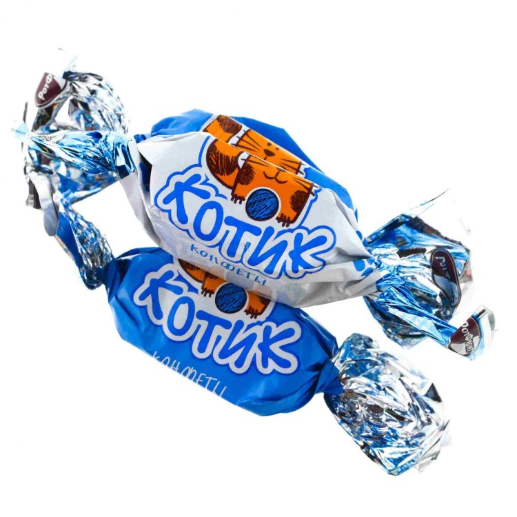 Котенок с подарком