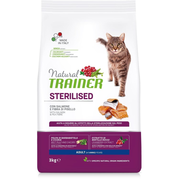 Корм для взрослых кошек Trainer 9кг белое мясо оригинал