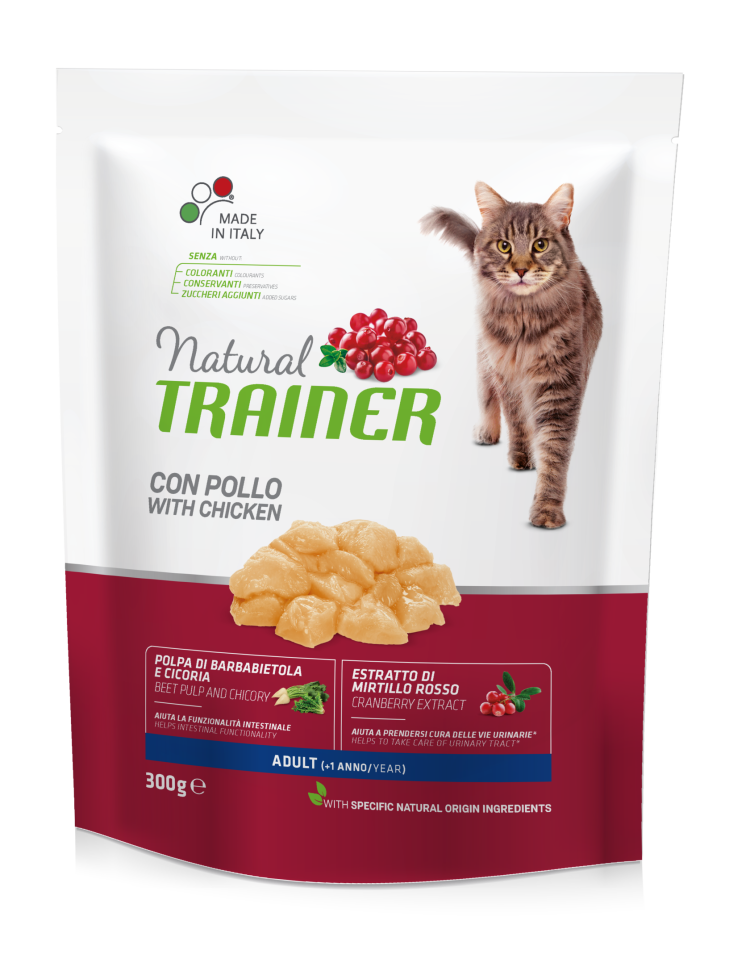 Корм для кошек Trainer (0.3 кг) solution Adult Cat ideal Weight with Turkey Dry