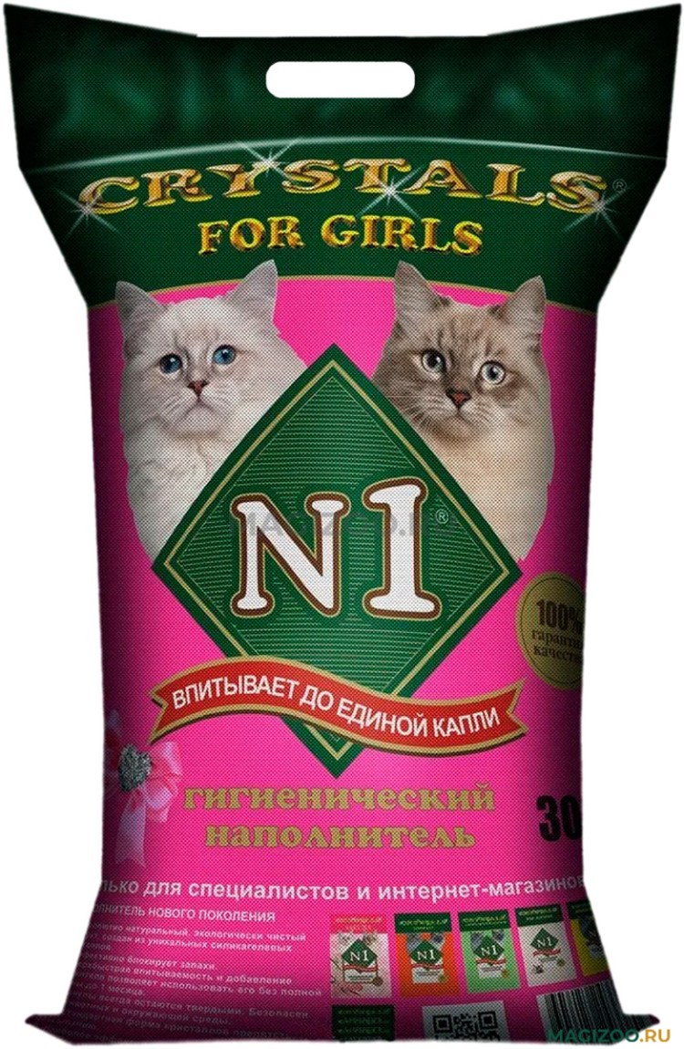 Силикагелевый наполнитель Crystals 30л