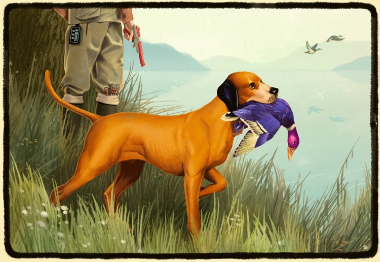 Дак Хант собака