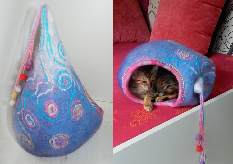 Домик для кошки из паралон