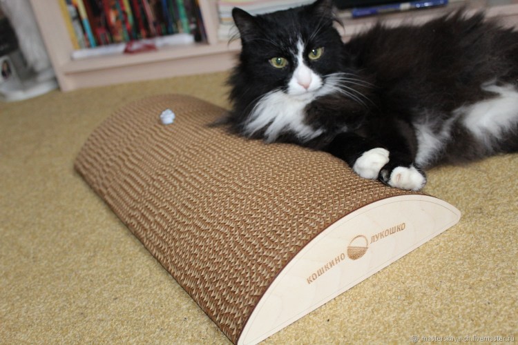 Когтеточка гофрокартон (Когтедралка) "Enigma", 67*23*25 см