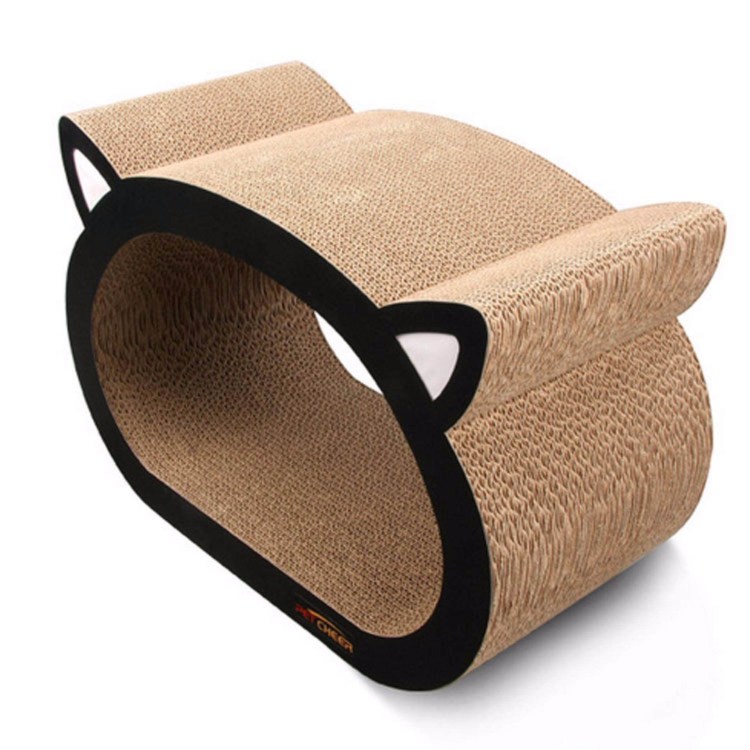 Когтеточка тоннель из картона