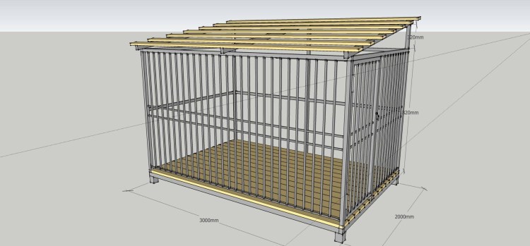 Вольер для Восточно европейской овчарки