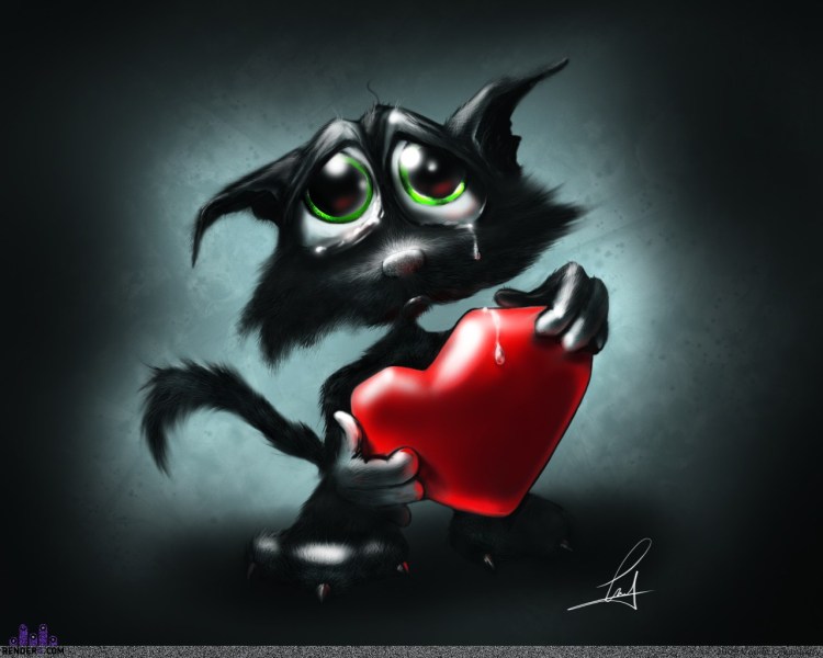 Котенок с сердцем