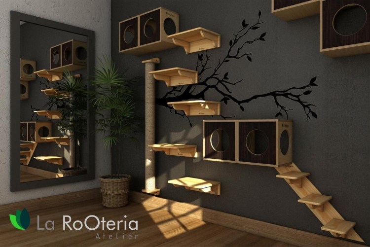 Дизайнерские комплексы для кошек