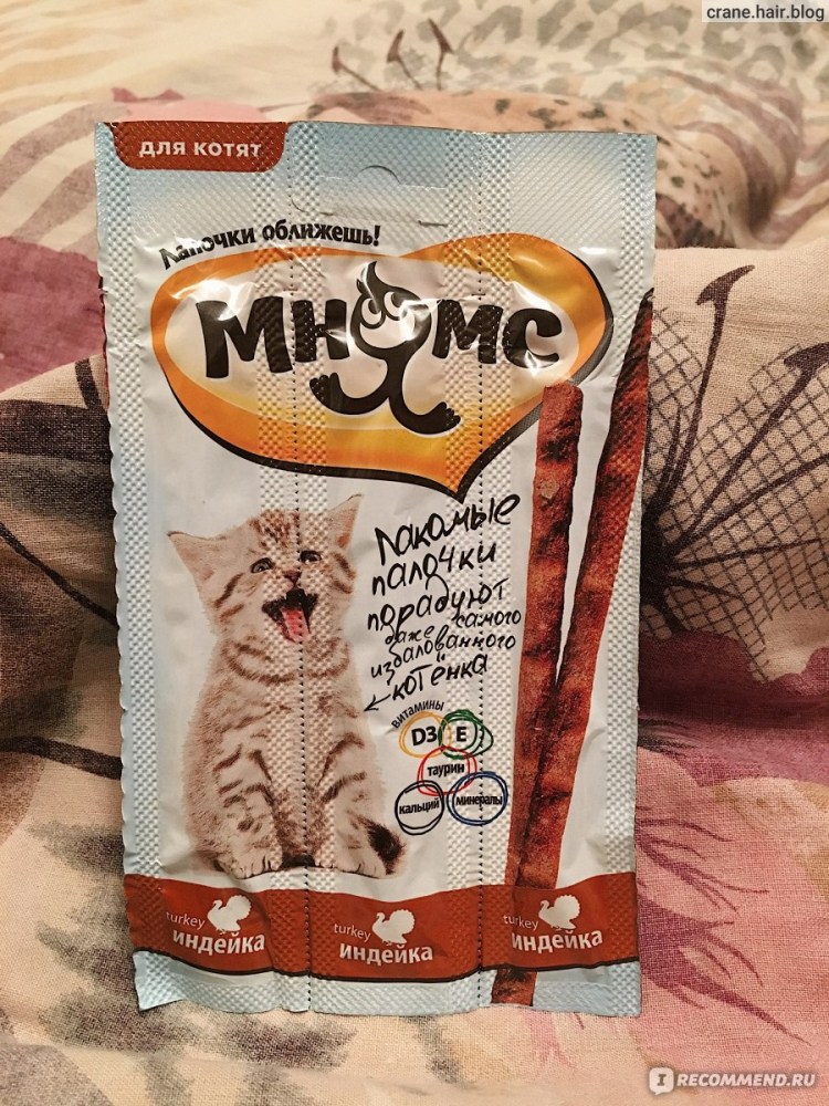 Палочки для кота лакомство