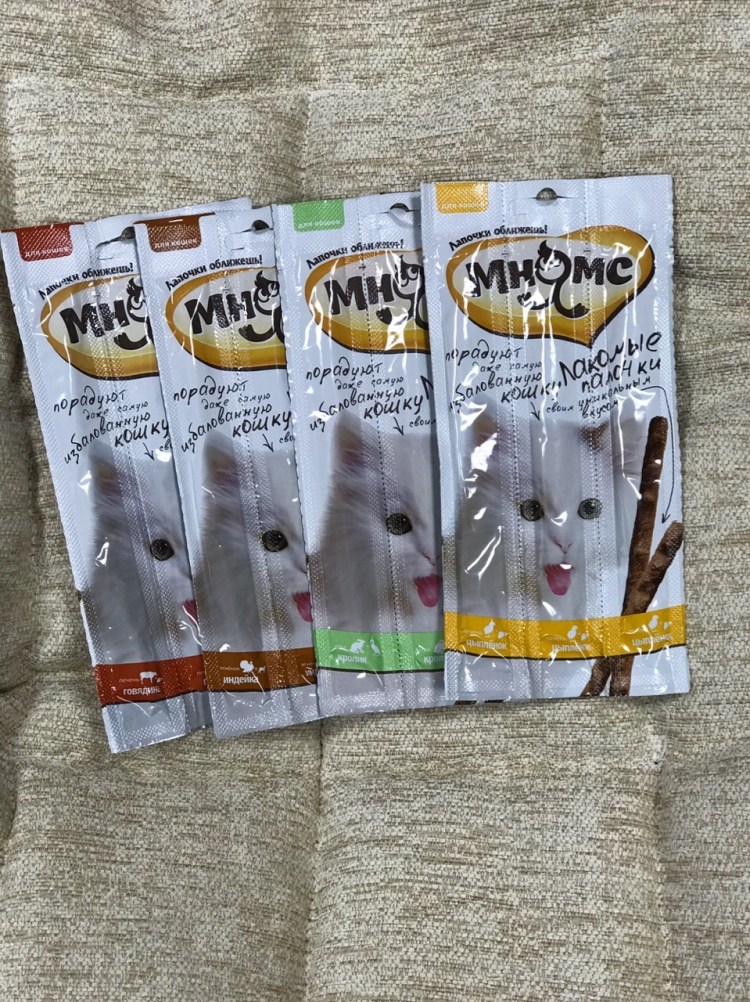 Для котят Мнямс лакомые палочки