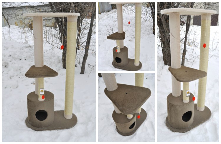 Игровой комплекс для кошек своими руками