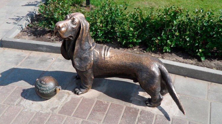 Кострома памятник собаке пожарнику