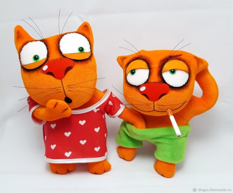 Мягкая игрушка Maxi Play котенок Лапушка рыжий озвученный 20 см