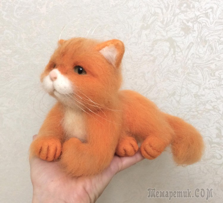 Ty игрушка кошка рыжая