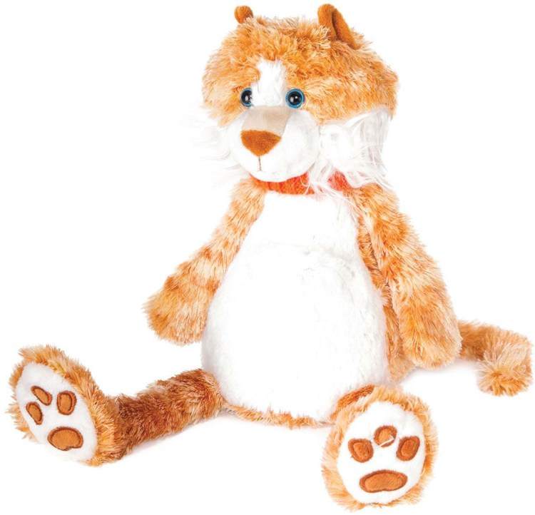 Aurora игрушка мягкая котик рыжий 22см