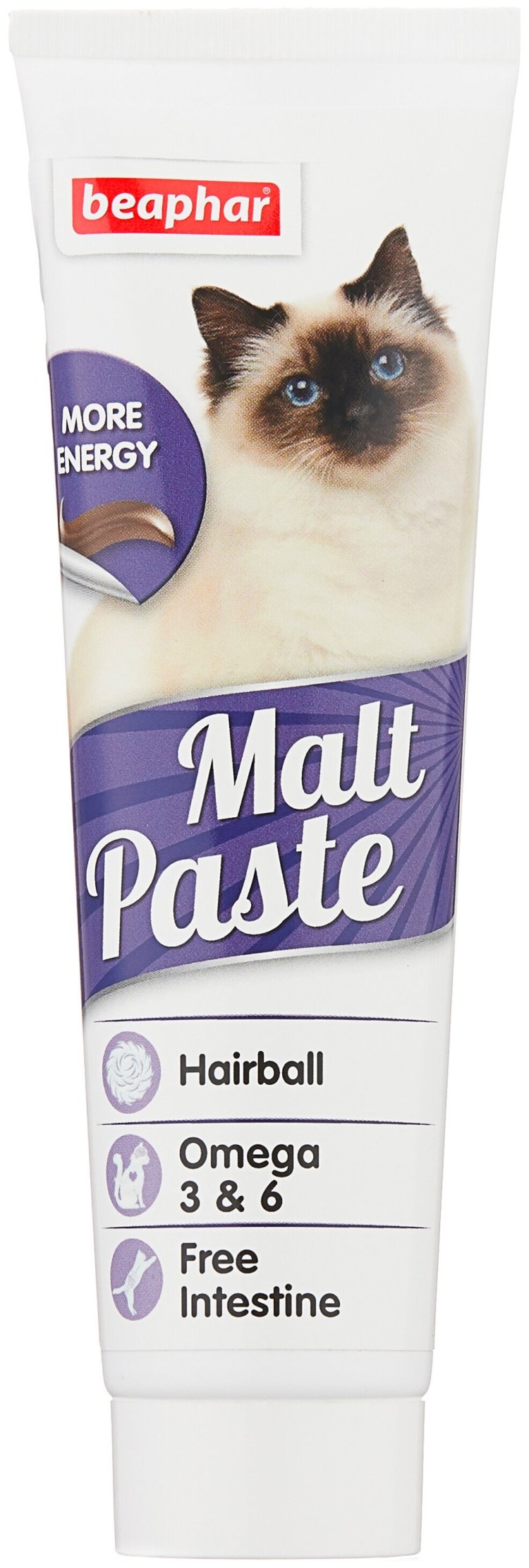 Паста для вывода шерсти из желудка Beaphar "Malt paste", для кошек, 100 г