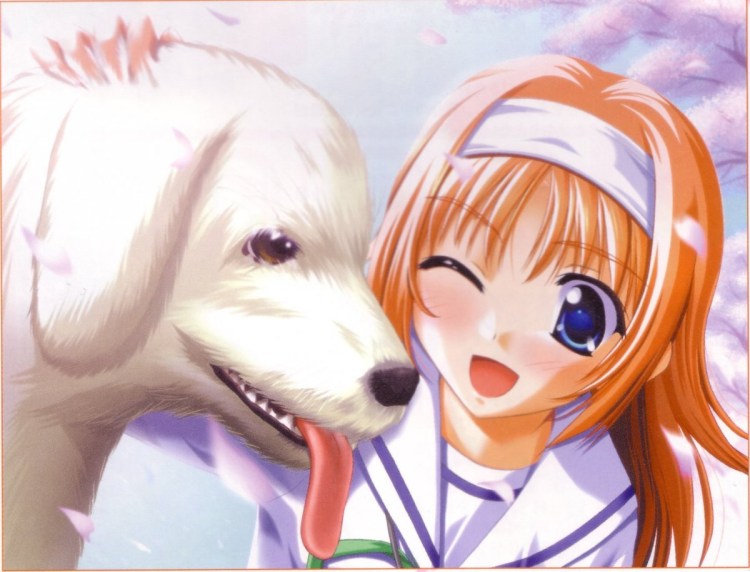 Аниме собачка