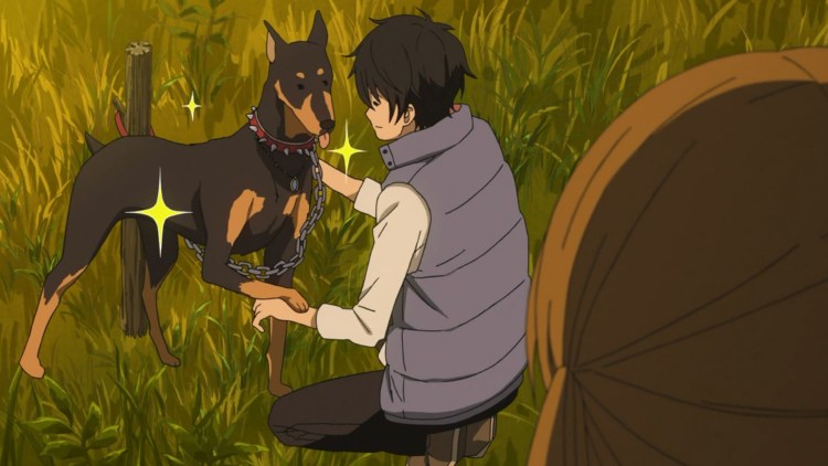 Человек собака аниме