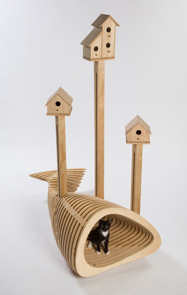 Необычные домики для кошек