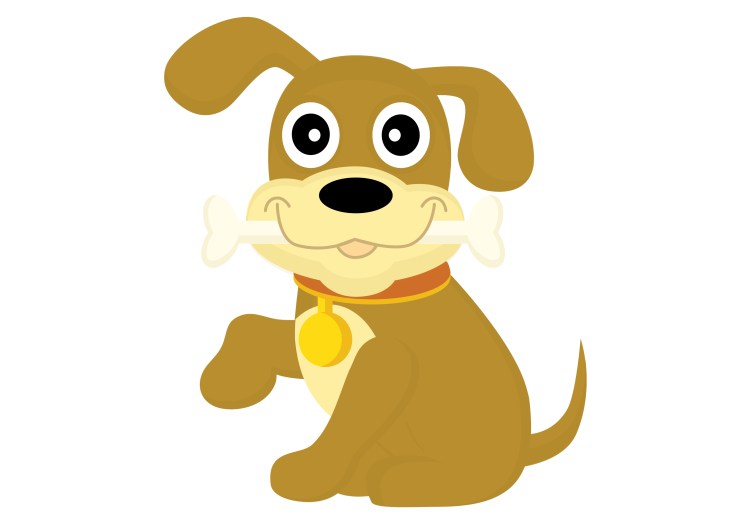 Собачка вектор